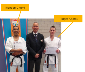 2 x 2de Dan Karate