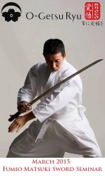Seminar Japanse zwaard O-Getsu ryu 14/15 maart Breda