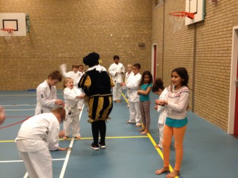 Onverwachte gast jeugd training 30 november 2015.