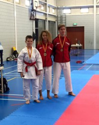 Sidney is tweede geworden met kata.