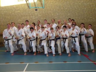 DAN examen training Shotokan 4de Platform bij SKEL